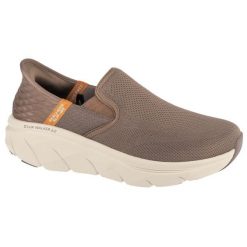 Buty sportowe Sneakersy męskie, Slip-ins: D'Lux Walker 2.0 - Reeler. Brązowe buty sportowe na co dzień męskie Skechers, m, bez wzorów, sportowe, bez ramiączek, bez kaptura, trekkingowe. Za 349.99 zł.