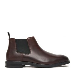 Sztyblety GINO ROSSI. Brązowe sztyblety męskie Gino Rossi, bez obcasa, bez zapięcia. Za 379.99 zł.