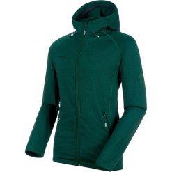Mammut Męska bluza Runbold Ml Hooded Ciemny zielony M. Zielone bluzy nierozpinane męskie Mammut, m, bez wzorów, z materiału, sportowe, bez ramiączek, z kapturem. W wyprzedaży za 295.00 zł.