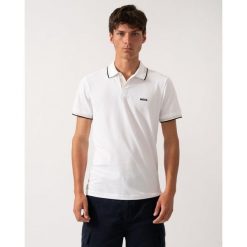 Polo BOSS Paul Natural (50506193-106). Białe koszulki polo męskie Hugo Boss, m, bez wzorów, sportowe, bez kołnierzyka, bez ramiączek. Za 319.00 zł.