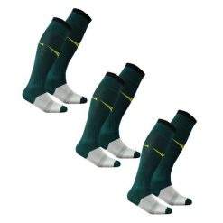 Getry piłkarskie C168 zielone 3 pary. Czarne legginsy męskie Legea, bez wzorów, długie, do piłki nożnej. W wyprzedaży za 76.50 zł.