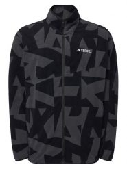 Adidas Polar Terrex Multi Printed JY4814 Czarny Regular Fit. Czarne bluzy z polaru męskie ADIDAS, m, bez wzorów, z polaru, sportowe, bez ramiączek, bez kaptura. Za 269.99 zł.