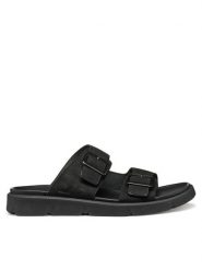 Geox Klapki U Xand 2S U46BGA 00032 C9999 Czarny. Czarne klapki i japonki męskie Geox, bez wzorów, z nubiku. Za 209.99 zł.