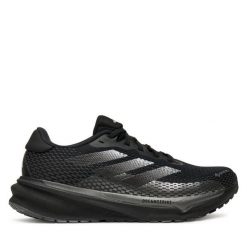 Buty do biegania adidas. Czarne buty do biegania męskie ADIDAS, bez wzorów, z gore-texu, bez zapięcia, do biegania, gore-tex. Za 569.99 zł.