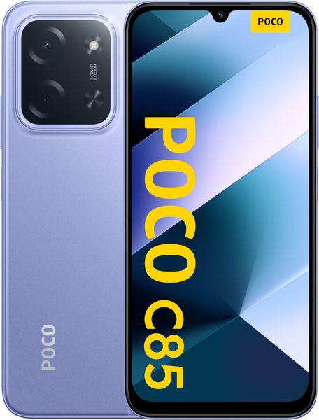 Smartfon POCO C85 8/256GB Fioletowy (69394). Fioletowe smartfony POCO. Za 519.00 zł.