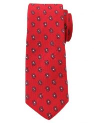 Wyrazisty Krawat Męski w Modny Wzór Paisley -6cm- Angelo di Monti, Czerwony. Czerwone krawaty i muchy męskie Angelo di Monti, bez wzorów. Za 45.00 zł.