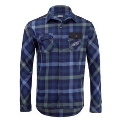 Koszula flanelowa Silvini Farini. Niebieskie bielizna termoaktywna męska Silvini, m, bez wzorów, bez ramiączek. W wyprzedaży za 258.00 zł.