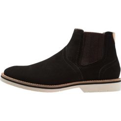 Steve Madden SAINE Botki black. Czarne buty zimowe męskie Steve Madden, z materiału. Za 509.00 zł.