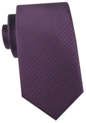 Krawat Męski - Angelo di Monti - Bordo z Granatem, Mikrowzór. Czerwone krawaty i muchy męskie Angelo di Monti, bez wzorów, z tkaniny, eleganckie. Za 45.00 zł.