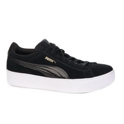 PUMA Vikke ZLN 0351 - Czarne sportowe buty z zamszu. Białe buty do biegania męskie Puma, bez wzorów, z zamszu, bez zapięcia, do biegania. Za 305.99 zł.