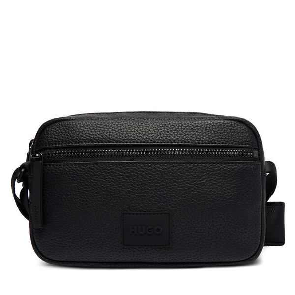 Saszetka HUGO. Czarne saszetki męskie Hugo, bez wzorów, małe. Za 599.99 zł.