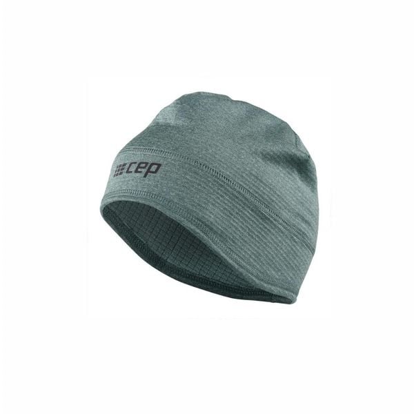 Czapka zimowa unisex odblaskowa termoaktywna z otworem na kucyk do biegania CEP. Zielone bielizna termoaktywna męska CEP, na zimę, bez wzorów, z elastanu, sportowe. Za 79.00 zł.