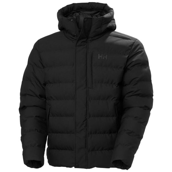 Kurtka z kapturem Helly Hansen Alby Puffy. Czarne kurtki męskie Helly Hansen, bez wzorów, z puchu, sportowe, bez ramiączek, z kapturem. Za 1,137.05 zł.