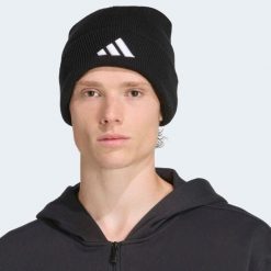 Czapka ADIDAS. Czapki męskie ADIDAS, na jesień, bez wzorów, z dzianiny. Za 89.99 zł.