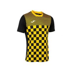 Koszulka Joma Flag III XS czarno-żółta. Czarne t-shirty sportowe męskie Joma, xs, bez wzorów, z meshu, sportowe, bez ramiączek. Za 148.99 zł.