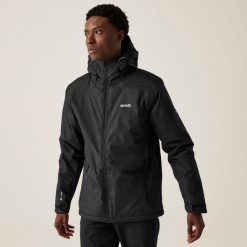 Kurtka ocieplana męska Thornridge II. Brązowe kurtki męskie Regatta, na jesień, m, bez wzorów, z poliesteru, bez ramiączek, z kapturem. W wyprzedaży za 234.90 zł.