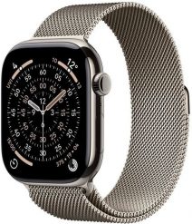 Smartwatch Apple Watch 11 GPS + Cellular 46mm Natural Titanium Milanese Loop M/L Szary (MFD04ET/A). Szare zegarki smartwatch Apple. Za 4,011.56 zł.