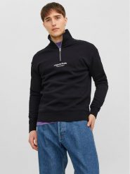 Jack & Jones Bluza Vesterbro 12241777 Czarny Relaxed Fit. Czarne bluzy nierozpinane męskie Jack & Jones, m, bez wzorów, z syntetyku, bez ramiączek, bez kaptura. Za 189.99 zł.