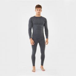 Bielizna Viking Lan Pro Merino. Szara bielizna termoaktywna męska Viking, l, bez wzorów, bez ramiączek, narciarskie. Za 373.00 zł.