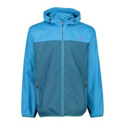 Kurtka przeciwdeszczowa z kapturem CMP. Niebieskie kurtki męskie CMP, xl, bez wzorów, sportowe, bez ramiączek, z kapturem. Za 209.00 zł.
