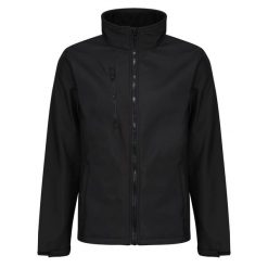 Męska Kurtka Ablaze Softshell 3 Layer Soft Shell Jacket. Czarne kurtki softshell męskie Regatta, m, bez wzorów, z softshellu, bez kaptura, trekkingowe. Za 169.99 zł.
