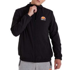 Bluza sportowa męska Ellesse Sella. Czarne bluzy rozpinane męskie Ellesse, m, bez wzorów, z kapturem. Za 179.99 zł.
