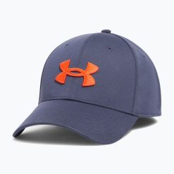 Czapka Under Armour Blitzing. Niebieskie czapki męskie Under Armour, bez wzorów, sportowe. Za 99.99 zł.