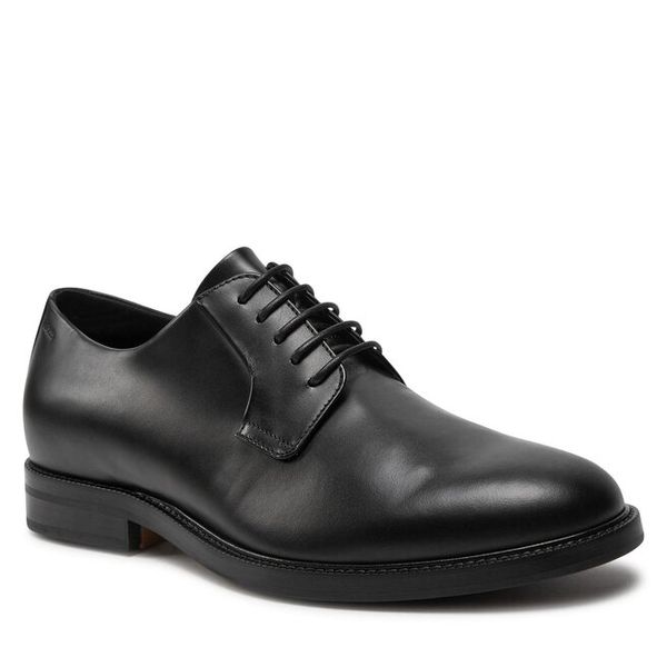 Półbuty BOSS. Czarne eleganckie półbuty męskie Boss, wizytowe, bez obcasa, bez zapięcia. Za 3,169.00 zł.