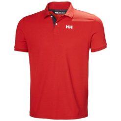 Polo Helly Hansen Ocean 2.0. Czerwone koszulki polo męskie Helly Hansen, m, bez wzorów, bez kołnierzyka, bez ramiączek. Za 320.35 zł.