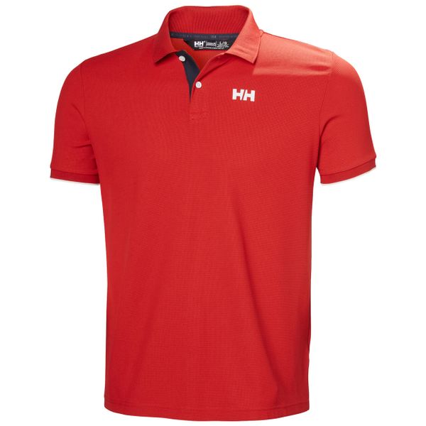Polo Helly Hansen Ocean 2.0. Czerwone koszulki polo męskie Helly Hansen, m, bez wzorów, sportowe, bez kołnierzyka, bez ramiączek. Za 320.35 zł.
