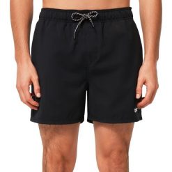 Krótkie Spodenki Męskie Oakley Beach Volley 16. Czarne szorty męskie Oakley, bez wzorów, sportowe. Za 141.99 zł.
