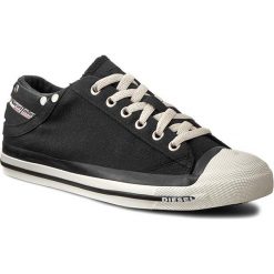 Trampki DIESEL - Exposure Low 00Y834 PR413 H0144 Black. Czarne trampki męskie marki Diesel, m, z materiału. W wyprzedaży za 299.00 zł.