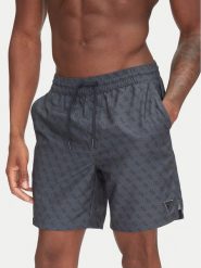 Guess Szorty kąpielowe F5GT00 WG2D2 Granatowy Regular Fit. Niebieskie kąpielówki męskie Guess, z aplikacjami, z syntetyku. Za 269.99 zł.