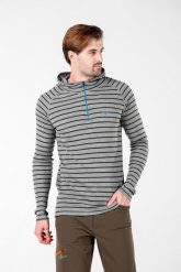Bluza Turystyczna Męska Termoaktywna Woolona 100% Merino Thor z Kapturem. Szare bielizna termoaktywna męska WOOLONA, l, bez wzorów, bez ramiączek, trekkingowe. W wyprzedaży za 405.00 zł.