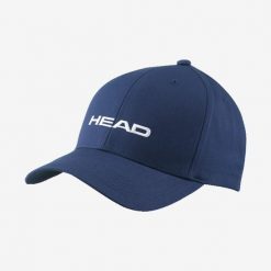 Czapka Head Promotion. Niebieskie czapki męskie Head, bez wzorów, z bawełny, sportowe. Za 75.00 zł.