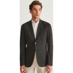 Dzianinowa marynarka slim fit - Szary. Marynarki męskie marki Reserved. Za 239.99 zł.