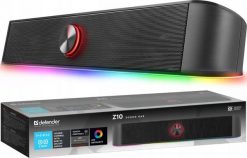 Defender Soundbar Z10, 2.0, 6W, czarny, regulacja g�o�no�ci, Pod�wietlenie LED, USB/Bluetooth, 80Hz-20kHz. Soundbary Defender. Za 62.57 zł.