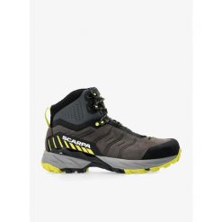 Buty trekkingowe męskie Scarpa Rush TRK GTX. Szare buty trekkingowe męskie Scarpa, bez wzorów, sportowe, bez obcasa, bez zapięcia. Za 723.99 zł.