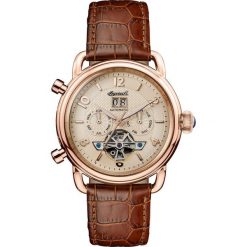 PROMOCJA ZEGAREK INGERSOLL THE NEW ENGLAND AUTOMATIC I00901. Białe zegarki męskie INGERSOLL, z materiału. W wyprzedaży za 1,260.00 zł.