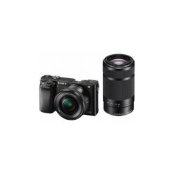 Alpha A6000 (ILCE-6000) + obiektywy 16 - 50 mm i 55 - 210 mm Czarny Aparat SONY. Akcesoria fotograficzne marki SONY. Za 3,499.00 zł.