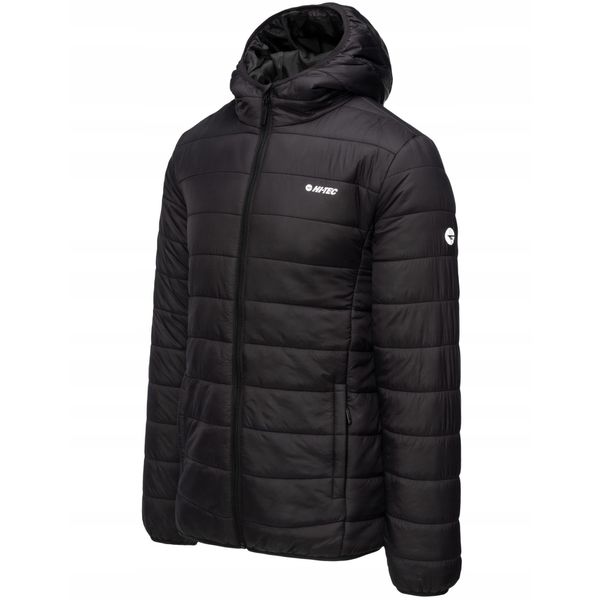 Kurtka przejściowa dla mężczyzn Hi-tec Core Aron. Czarne kurtki męskie Hi-tec, m, bez wzorów, sportowe, bez ramiączek, bez kaptura. W wyprzedaży za 149.99 zł.