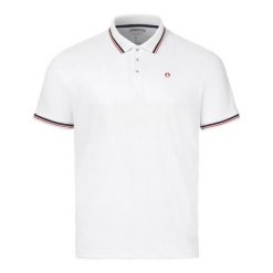 Polo Musto Evo Pro Lite 2.0. Białe koszulki polo męskie Musto, m, bez wzorów, bez kołnierzyka, bez ramiączek. Za 282.50 zł.