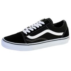 Vans Old Skool, Czarny. Czarne buty sportowe na co dzień męskie Vans, na wiosnę, bez wzorów, bez ramiączek, bez kaptura. Za 309.00 zł.