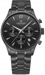 Zegarek Giewont Zegarek Męski Chronograph Sapphire Czarny GW6310-B1. Czarne zegarki męskie Giewont. Za 221.10 zł.
