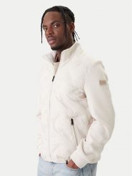 Guess Kurtka przejściowa M6RL10 WJ232 Écru Regular Fit. Kurtki męskie Guess, m, z aplikacjami, z syntetyku, bez ramiączek, bez kaptura. Za 799.99 zł.