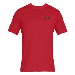 Męska Koszulka Sportowa. Czerwone t-shirty sportowe męskie Under Armour, m, bez wzorów, sportowe, bez ramiączek. Za 143.99 zł.
