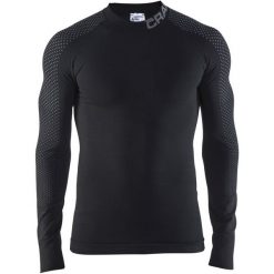 Craft Koszulka Termoaktywna Z Długim Rękawem Warm Intensity Black L. Czarne bielizna termoaktywna męska Craft, z materiału, z długim rękawem. Za 245.00 zł.