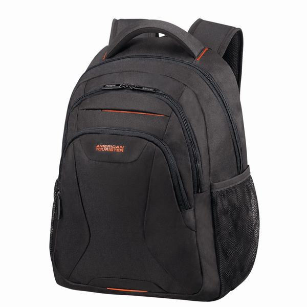 Plecak miejski na laptopa American Tourister AT Work. Czarne plecaki męskie American Tourister, bez wzorów. Za 202.80 zł.
