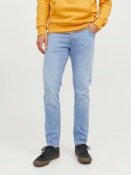 Jack & Jones Jeansy Glenn 12243593 Niebieski Slim Fit. Niebieskie jeansy męskie Jack & Jones, bez wzorów, z bawełny. Za 169.99 zł.