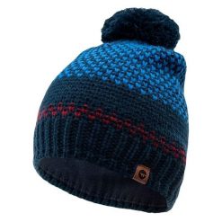 Zimowa Czapka Unisex Dla Dorosłych Logo Hervin. Czerwone czapki męskie Hi-tec, na zimę, bez wzorów, sportowe. Za 67.99 zł.